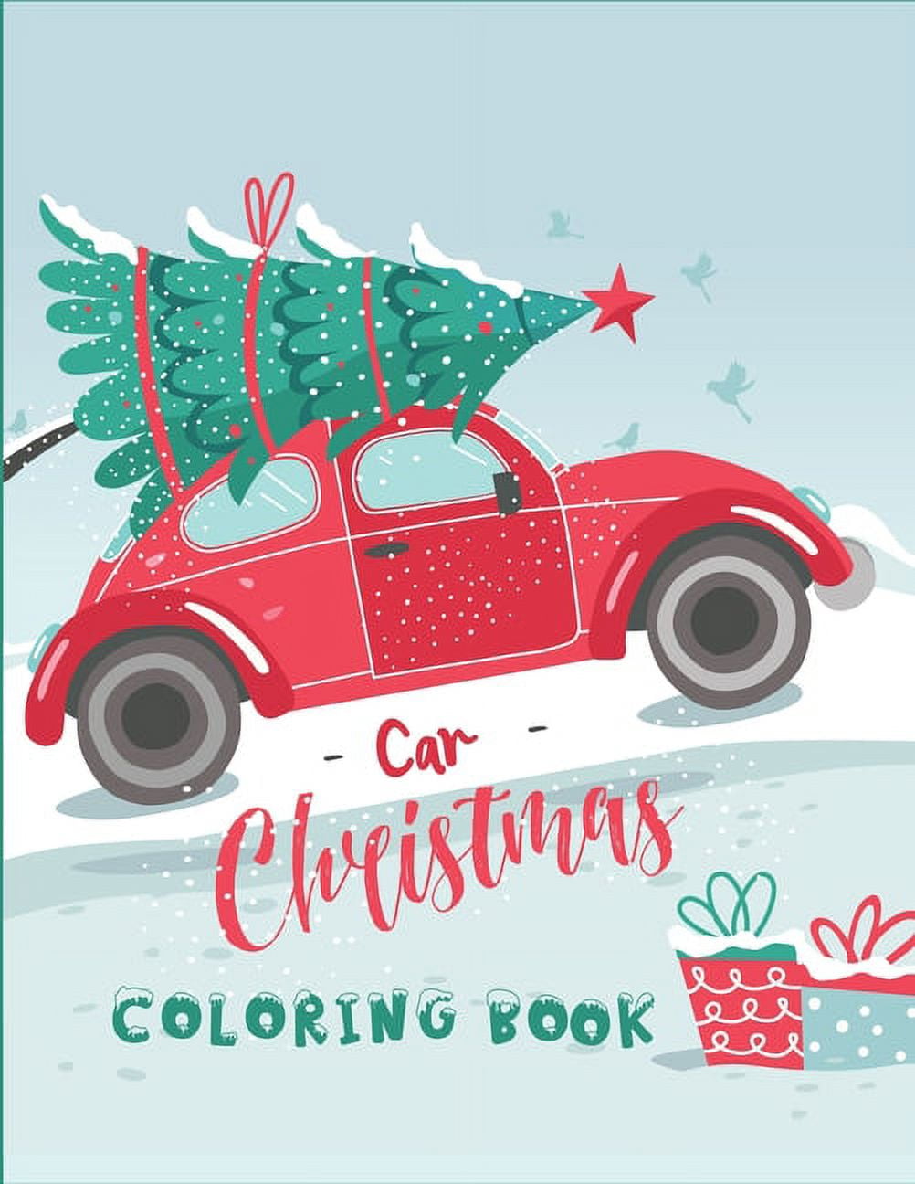 Car christmas coloring book cars christmas coloring book for kids toddlers