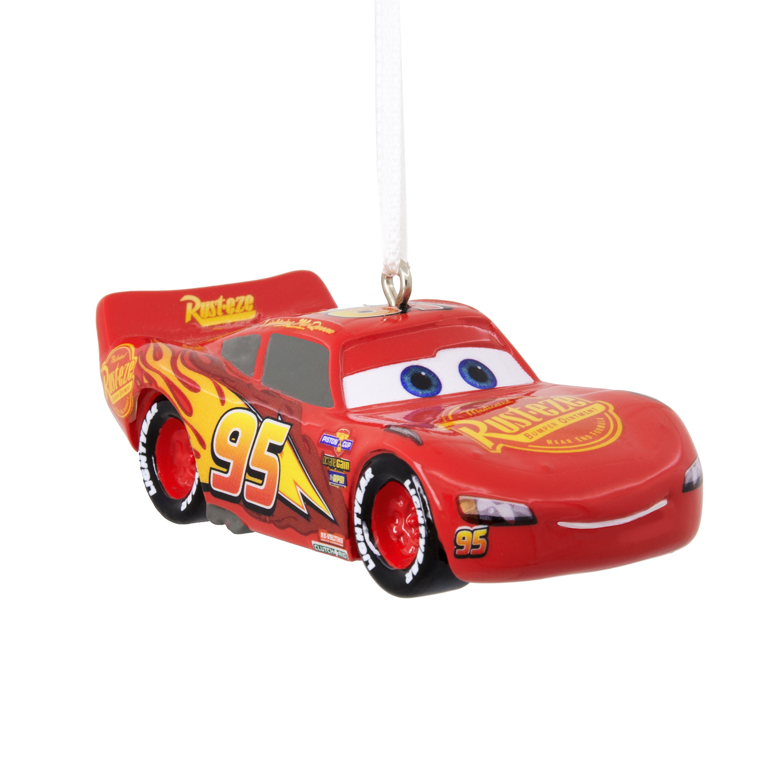 Hallmark christmas ornament disney pixar cars lightning mcqueen car home kitchen