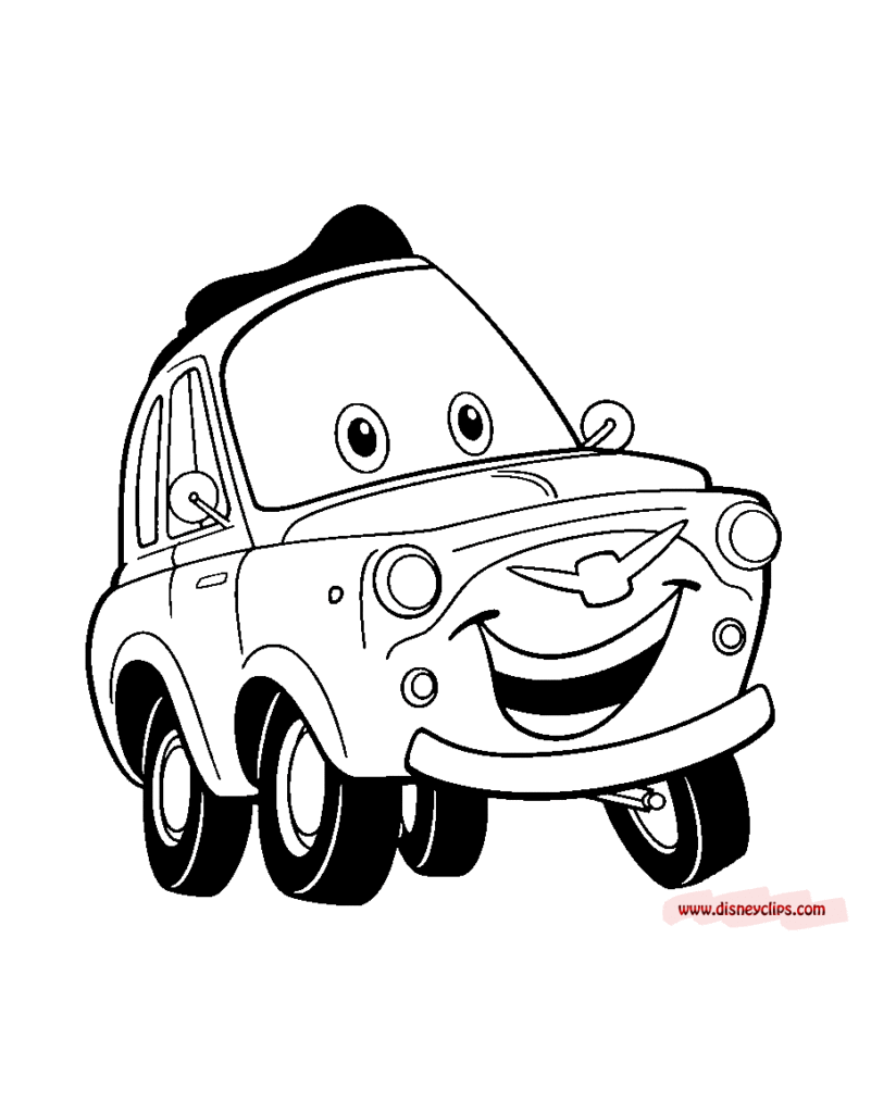 Updated lightning mcqueen coloring pages