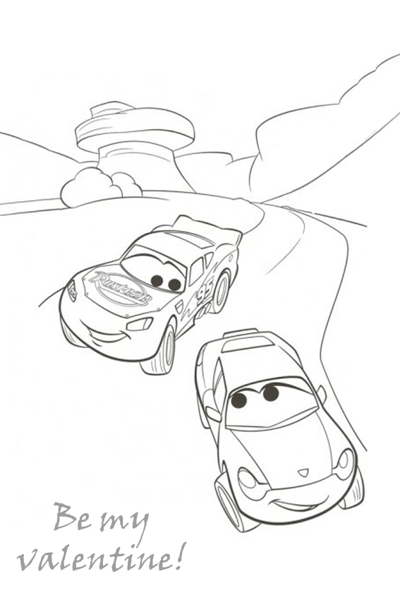 Free printable lightning mcqueen coloring pages for kids