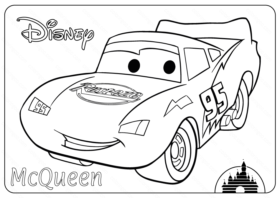 Disney cars lightning mcqueen coloring pages desenho mcqueen desenhos disney desenhos