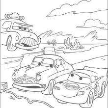 Lightning mcqueen coloring pages