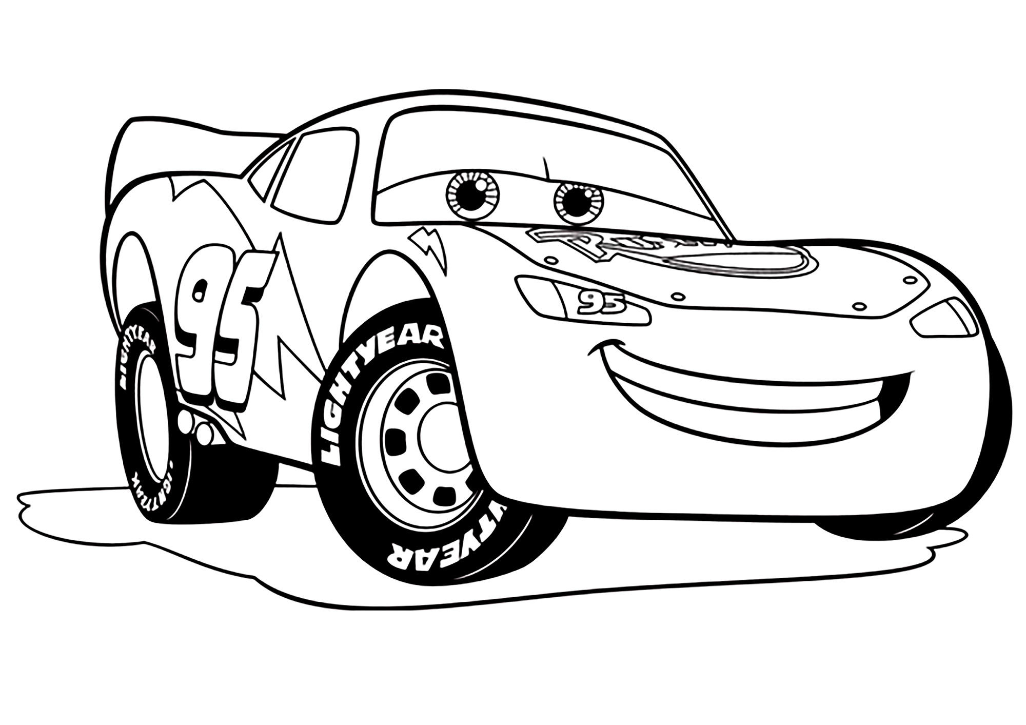 Coloring pages lightning mcqueen monster truck coloring pages