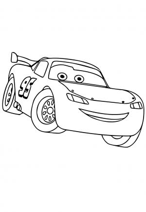 Free printable lightning mcqueen coloring pages for adults and kids