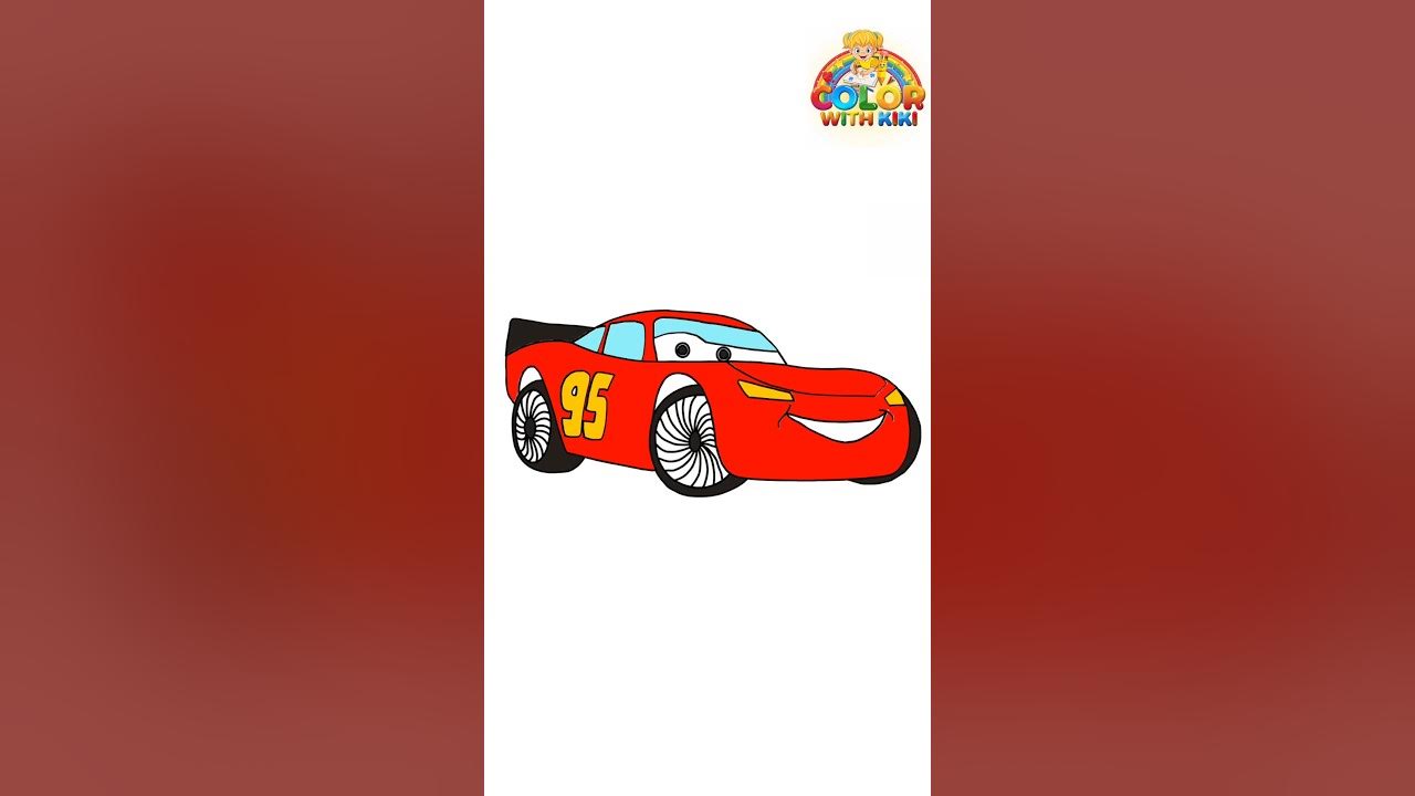 Learn to draw lightning mcqueen car