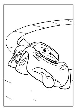 Printable lightning mcqueen coloring pages for kids dive into disney cars fun