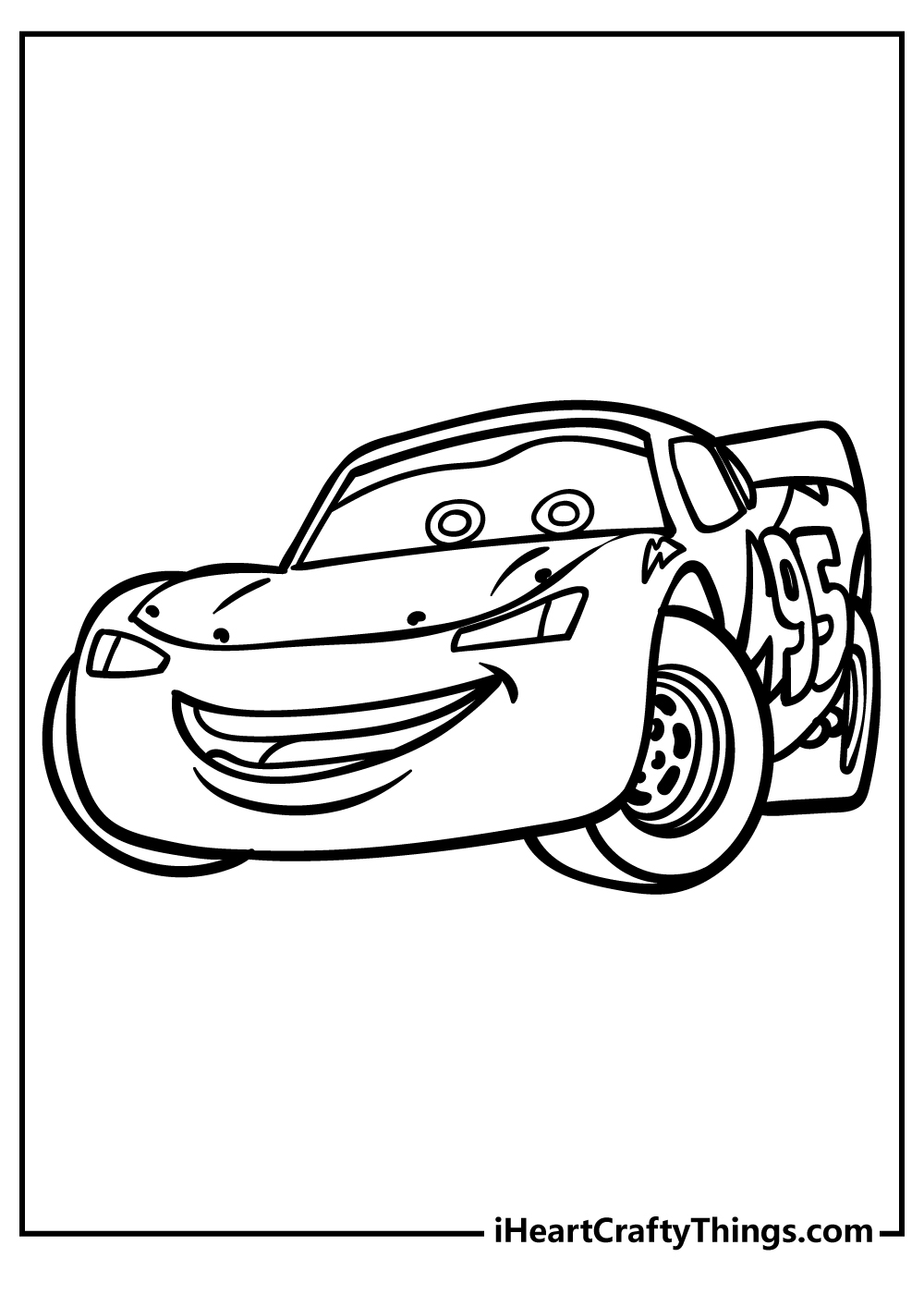 Lightning mcqueen coloring pages free printables