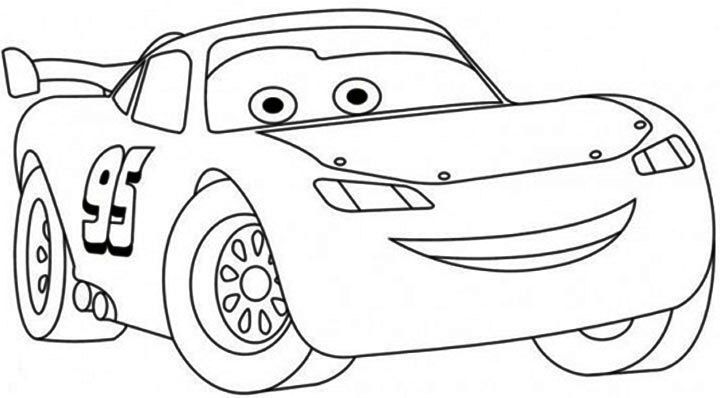 Coloring pages free printable lightning mcqueen coloring pages