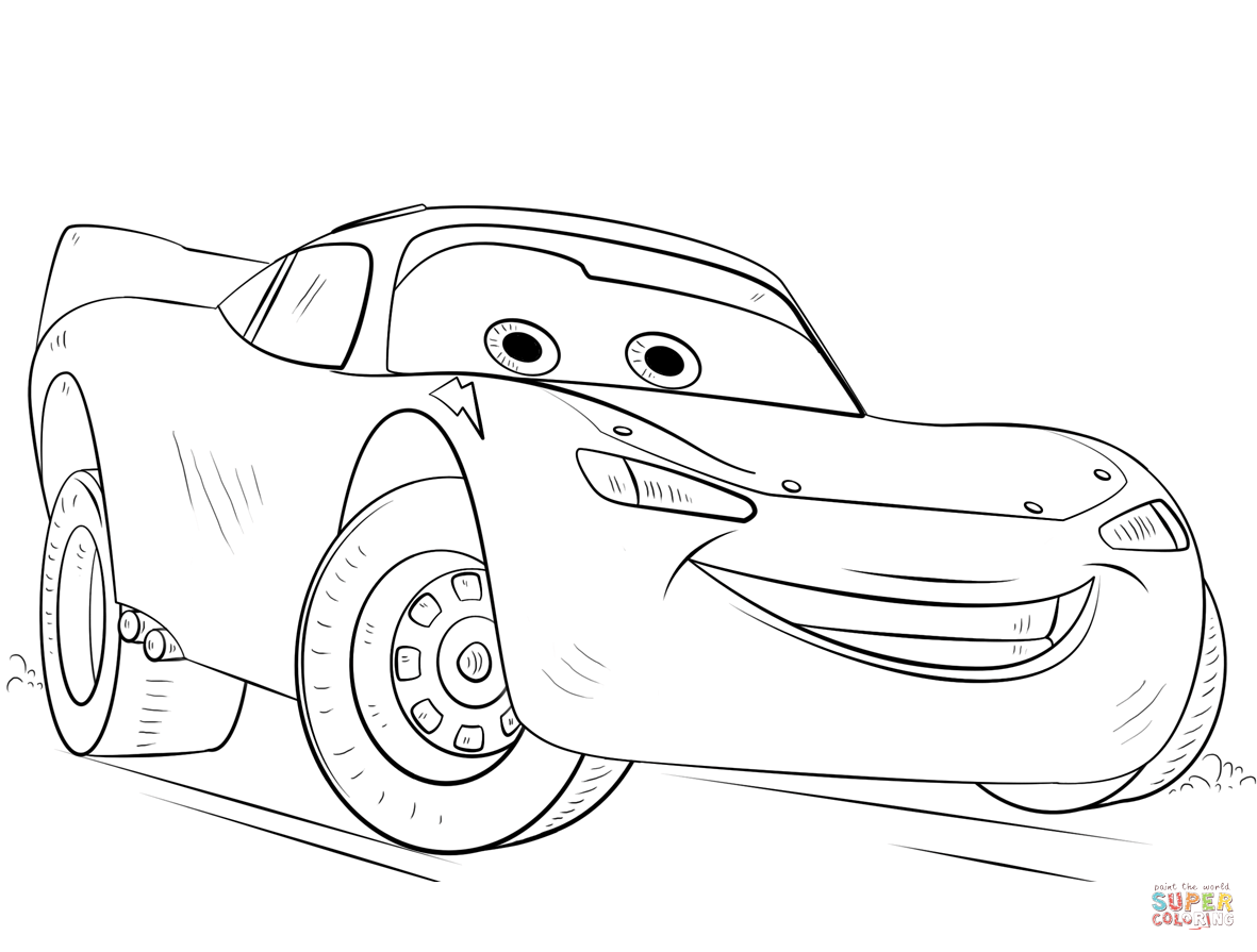 Lightning mcqueen coloring page free printable coloring pages