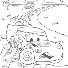 Lightning mcqueen coloring pages