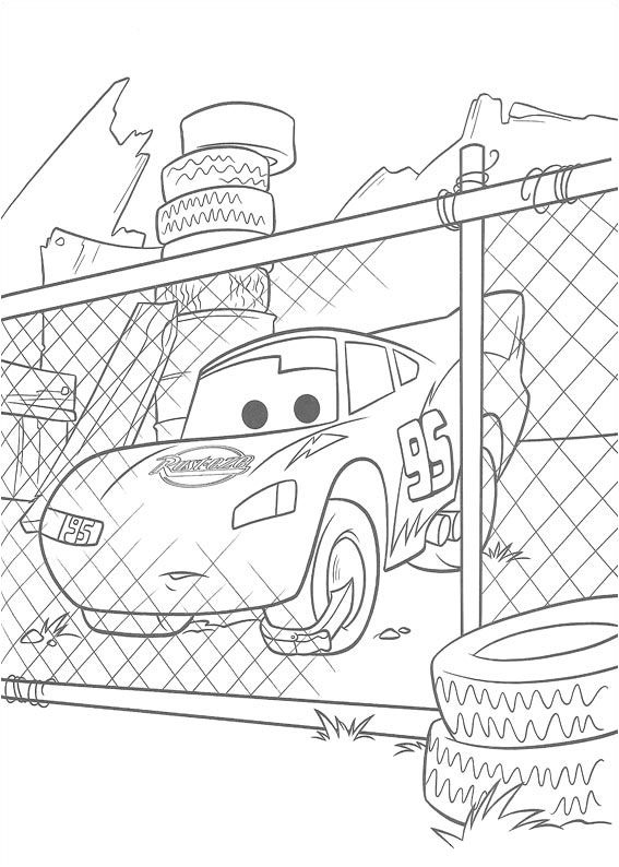 Free printable lightning mcqueen coloring pages for kids