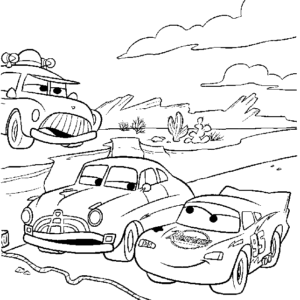 Lightning mcqueen coloring pages printable for free download