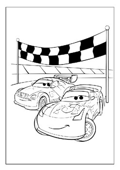 The perfect gift for little racers printable lightning mcqueen coloring pages