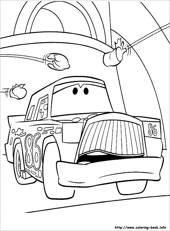 Car coloring pages