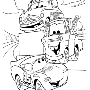 Lightning mcqueen coloring pages printable for free download