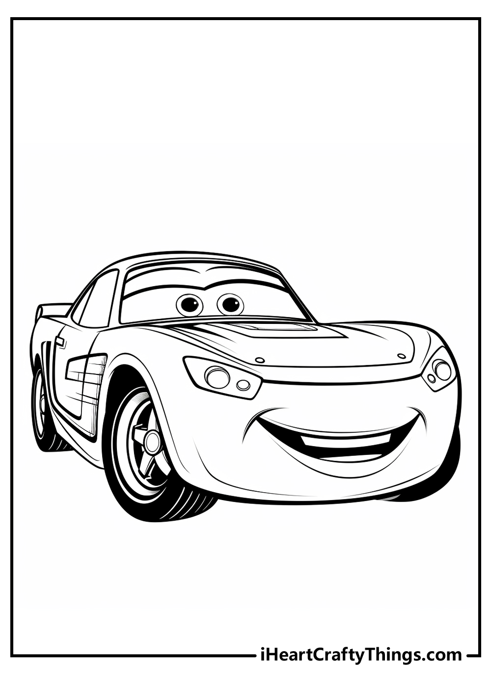 Lightning mcqueen coloring pages free printables