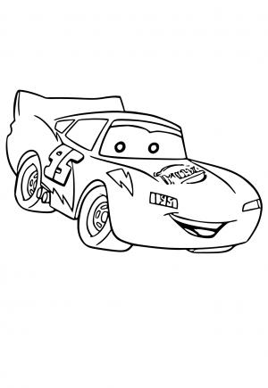 Free printable lightning mcqueen coloring pages for adults and kids