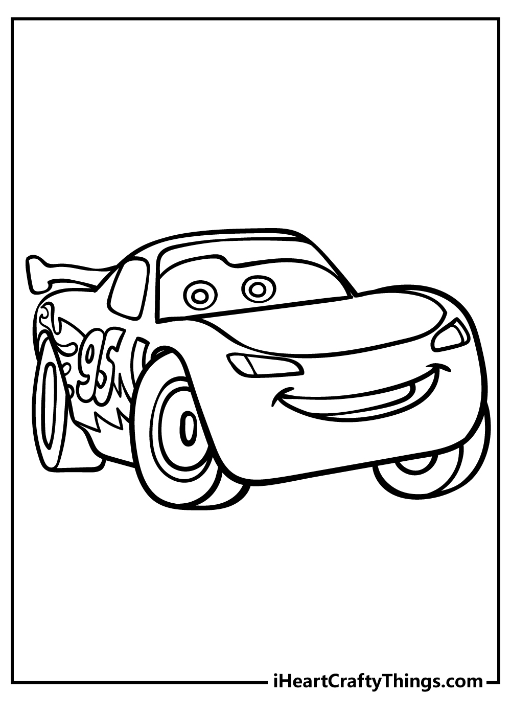 Lightning mcqueen coloring pages free printables