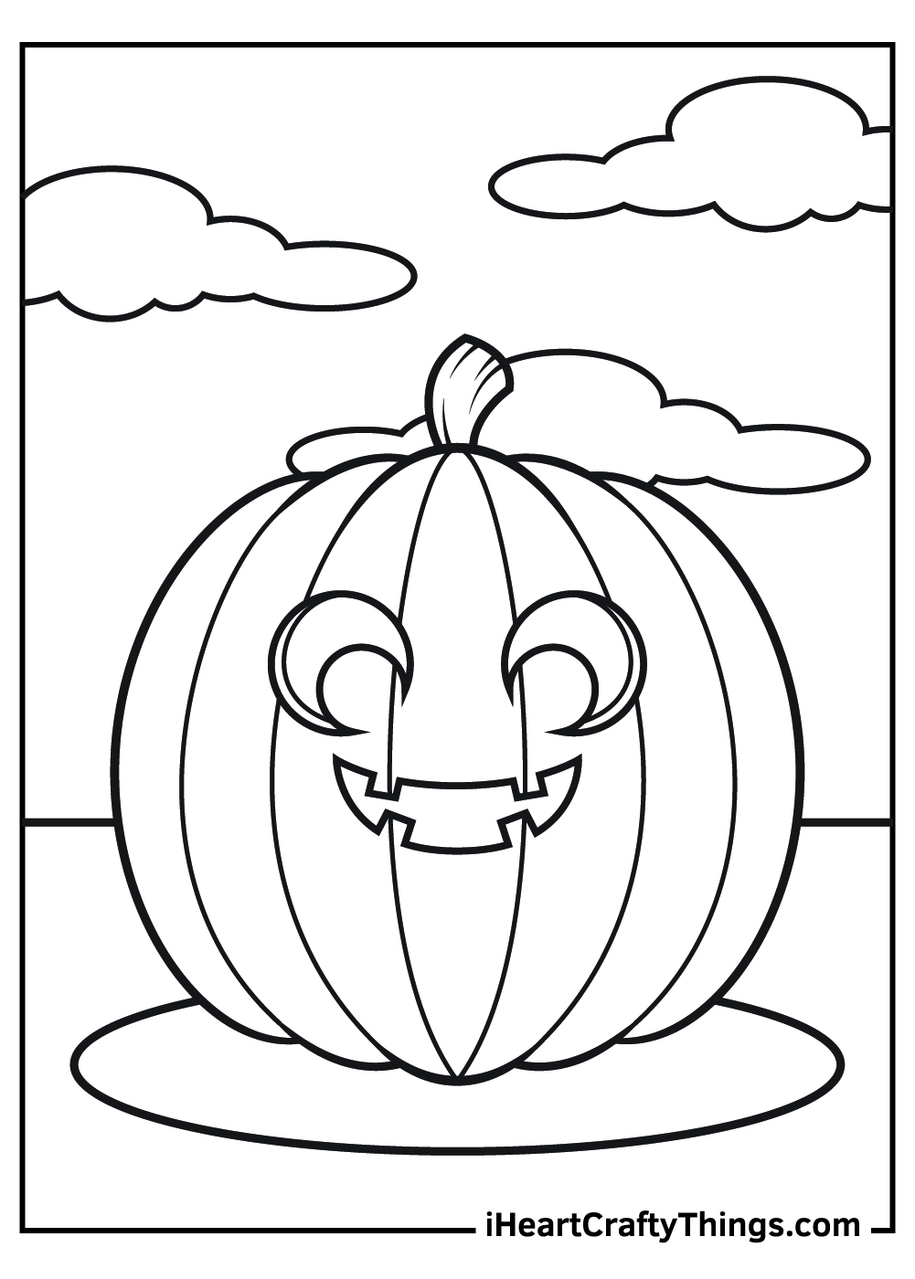 Jack o lantern coloring pages free printables