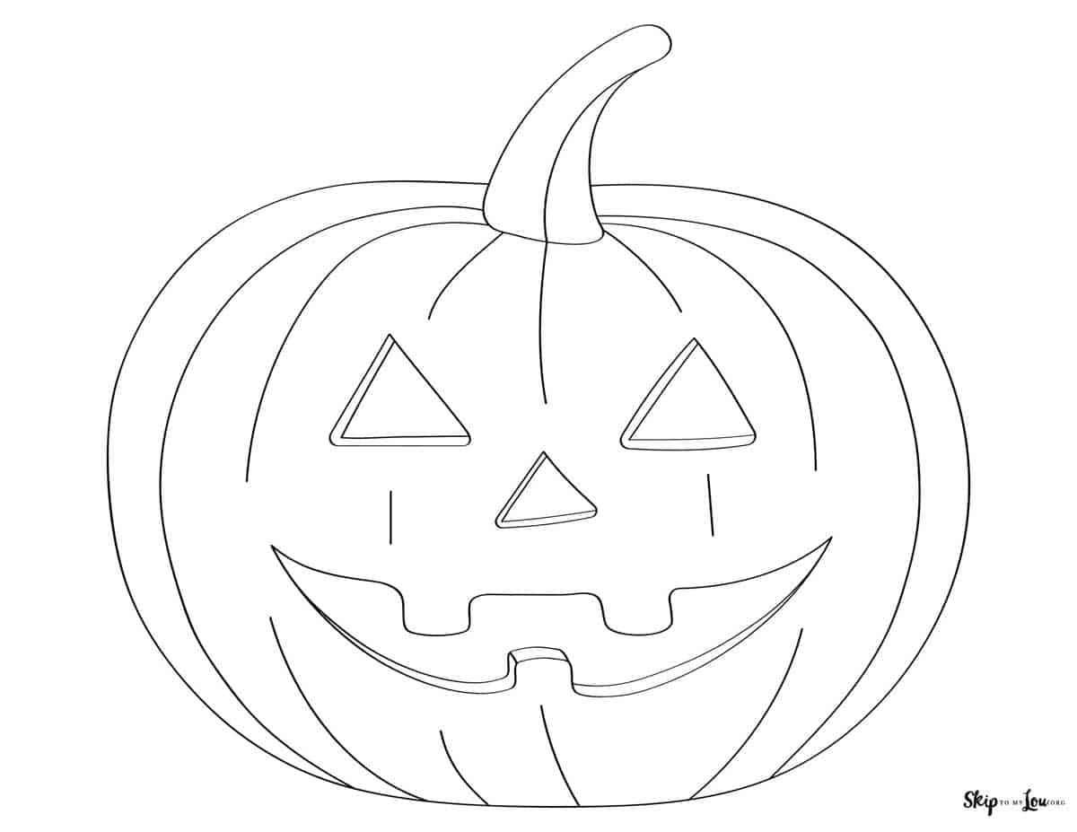 Pumpkin coloring pages skip to my lou