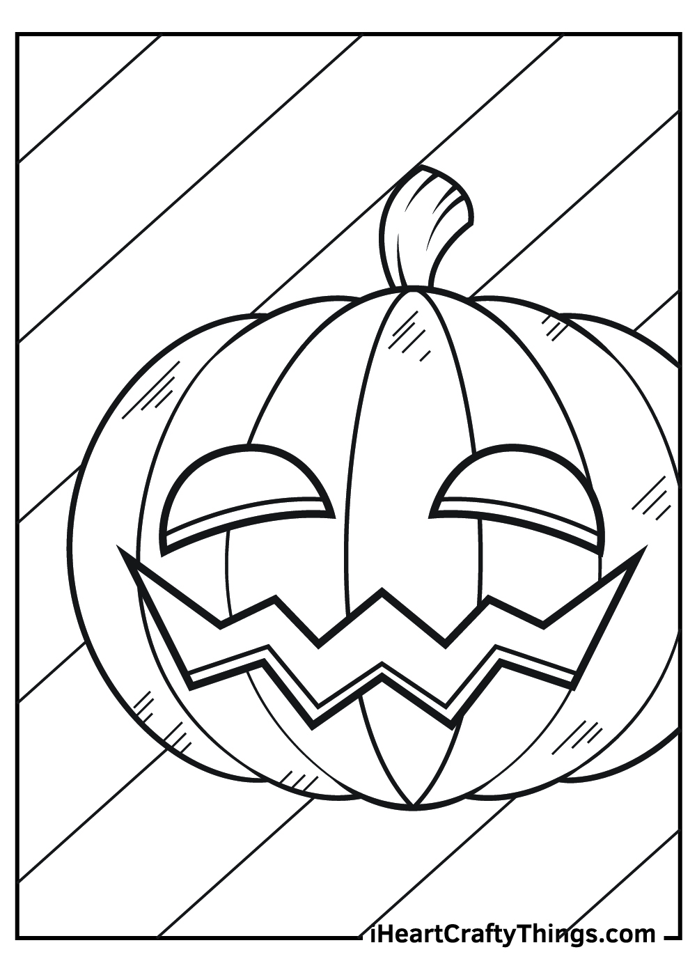 Jack o lantern coloring pages free printables