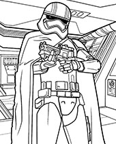 Darth maul attack coloring page