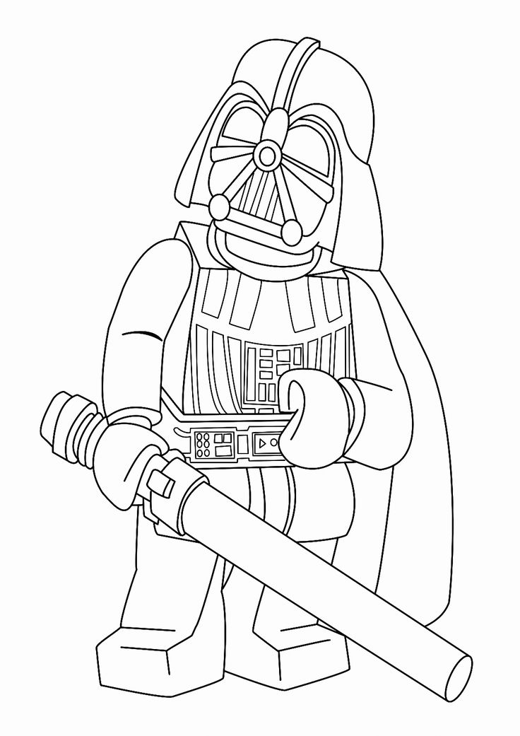 Lightsaber coloring pages