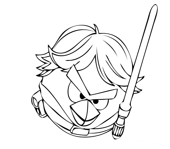 Lightsaber coloring pages