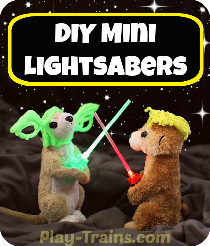 Diy mini lightsabers