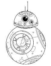 Star wars lightsaber coloring page