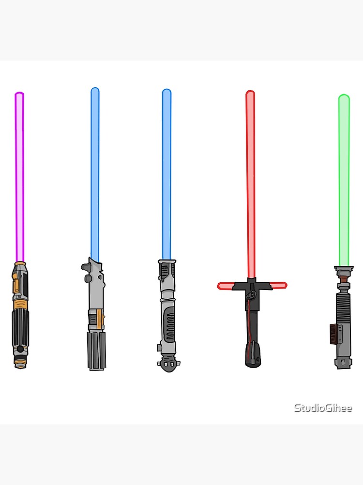 Lightsabers photographic print for sale by studiogihee