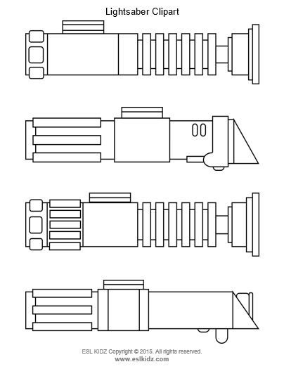 Light saber coloring page star wars diy lightsaber lettering guide