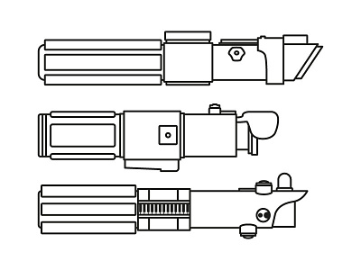 Lightsabers by dan blackman on