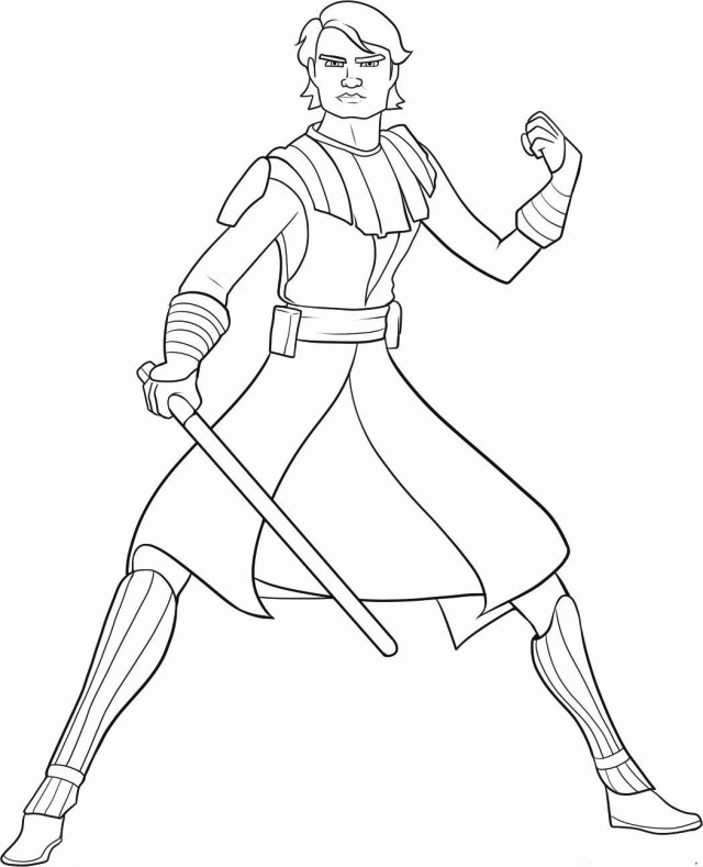 Lightsaber coloring pages