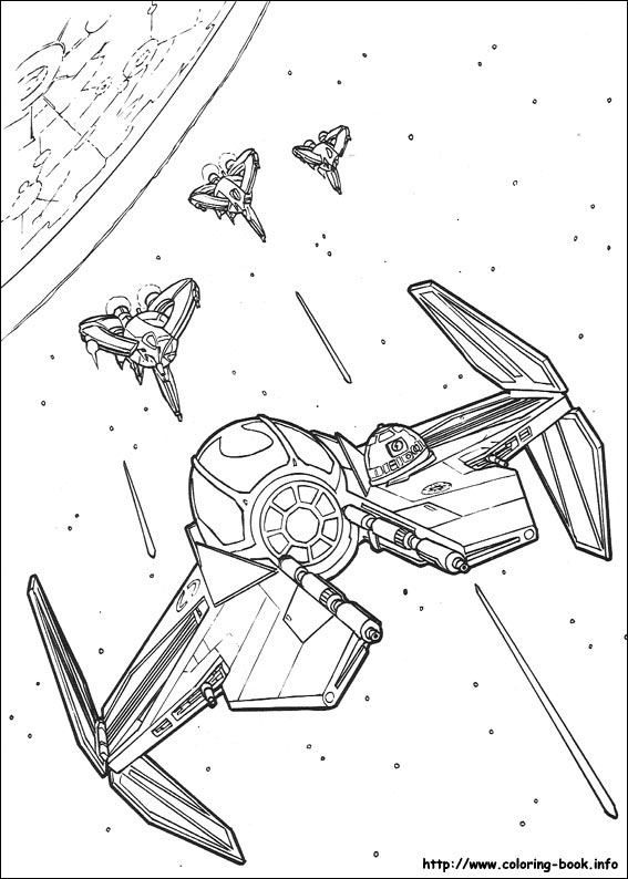 Star wars coloring picture