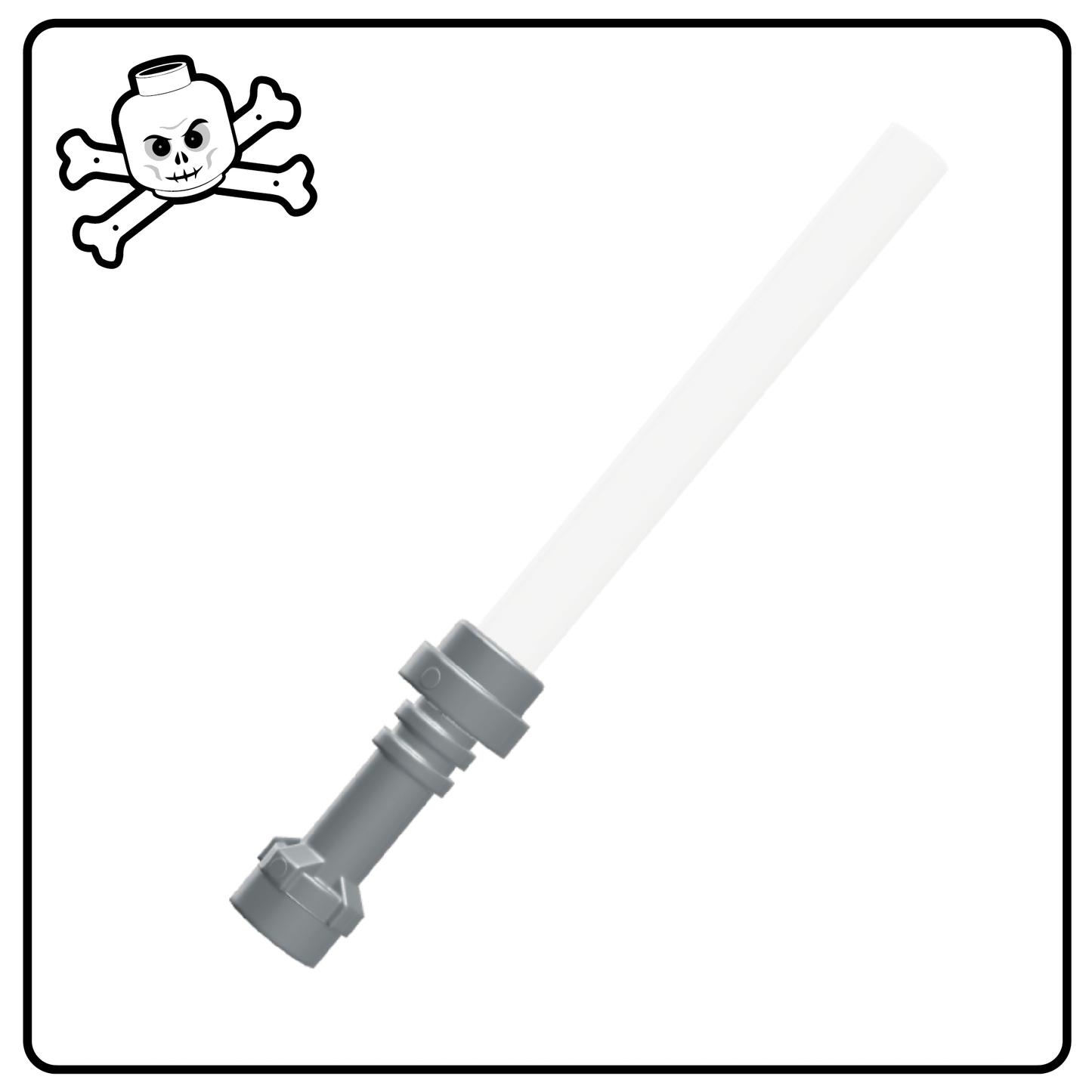 Lego weapon lightsaber standart hilt silver â hall of bricks