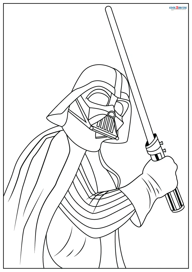 Free printable darth vader coloring pages for kids