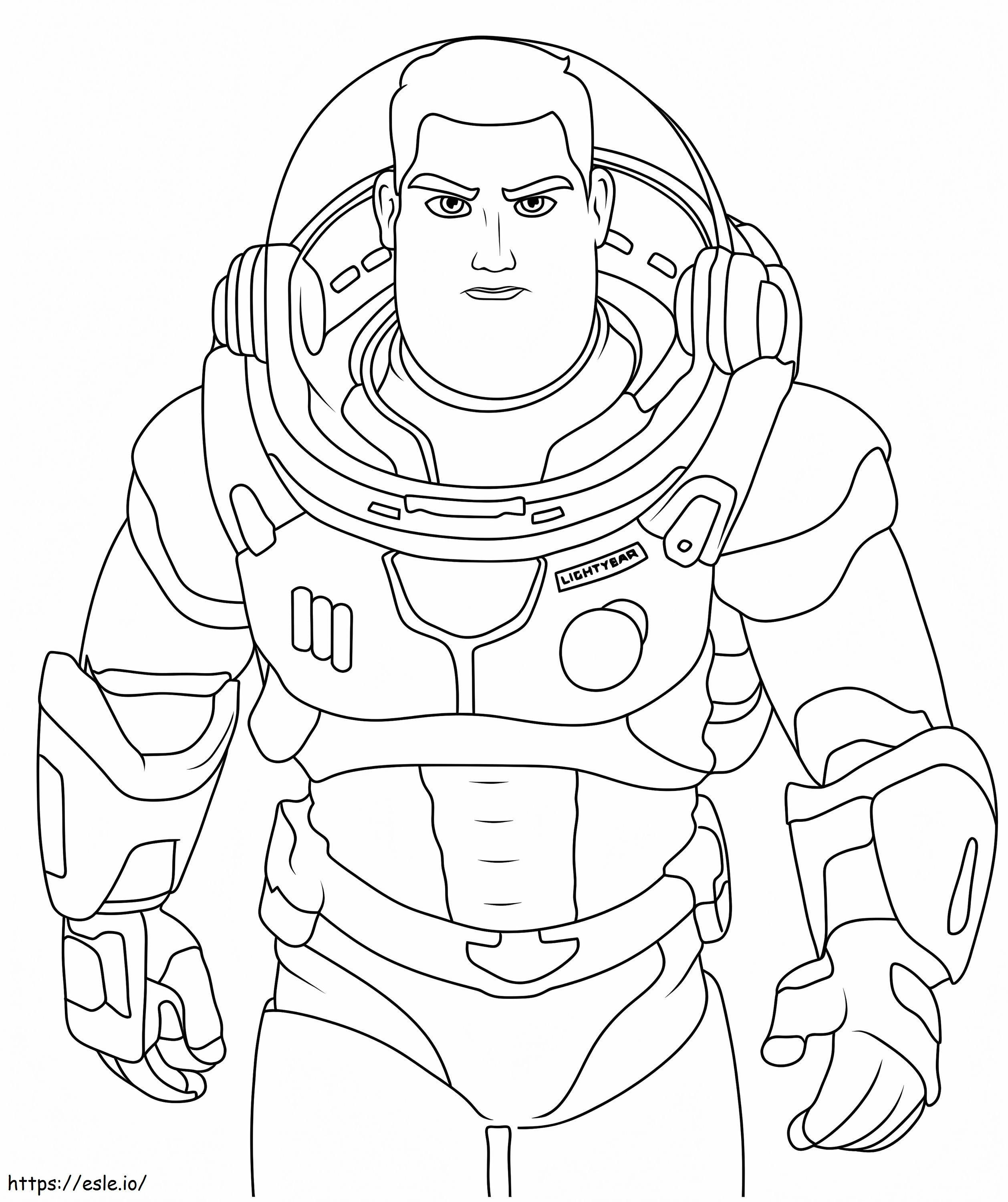 Disney pixar lightyear coloring page