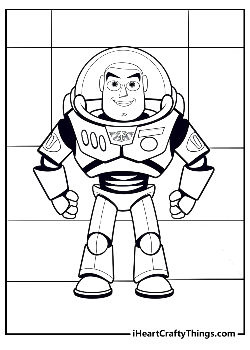 Buzz lightyear coloring pages free printables
