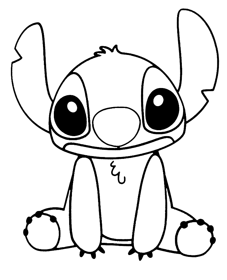 Lilo stitch coloring pages printable for free download