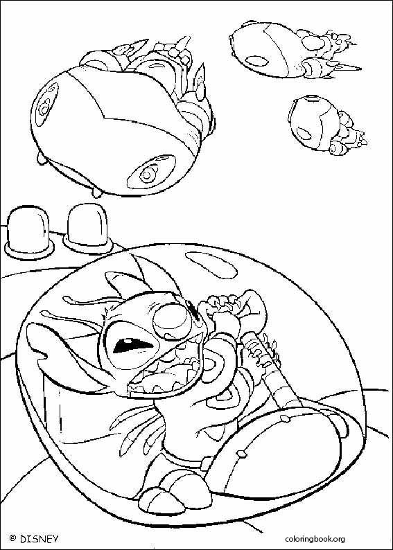 Lilo stitch coloring page