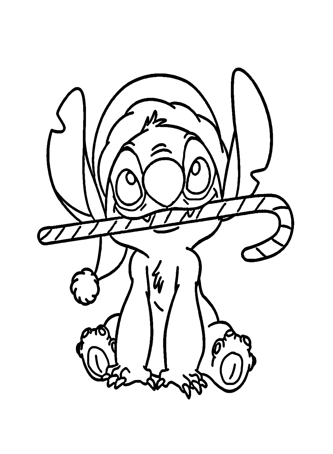 Stitch coloring pages