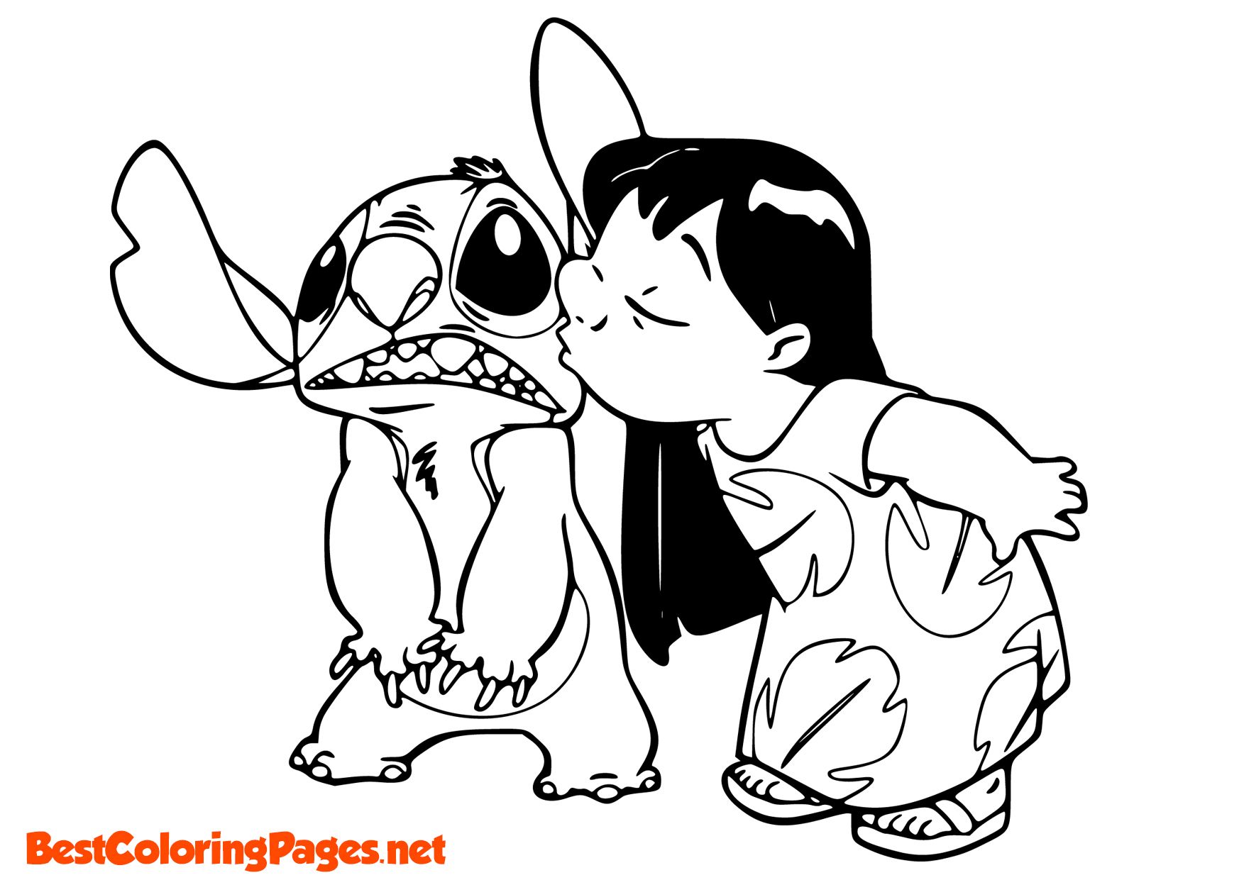 Lilo and stitch coloring pages