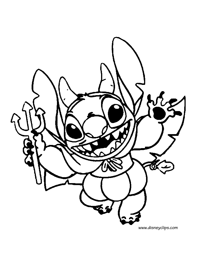 Disney halloween coloring pages