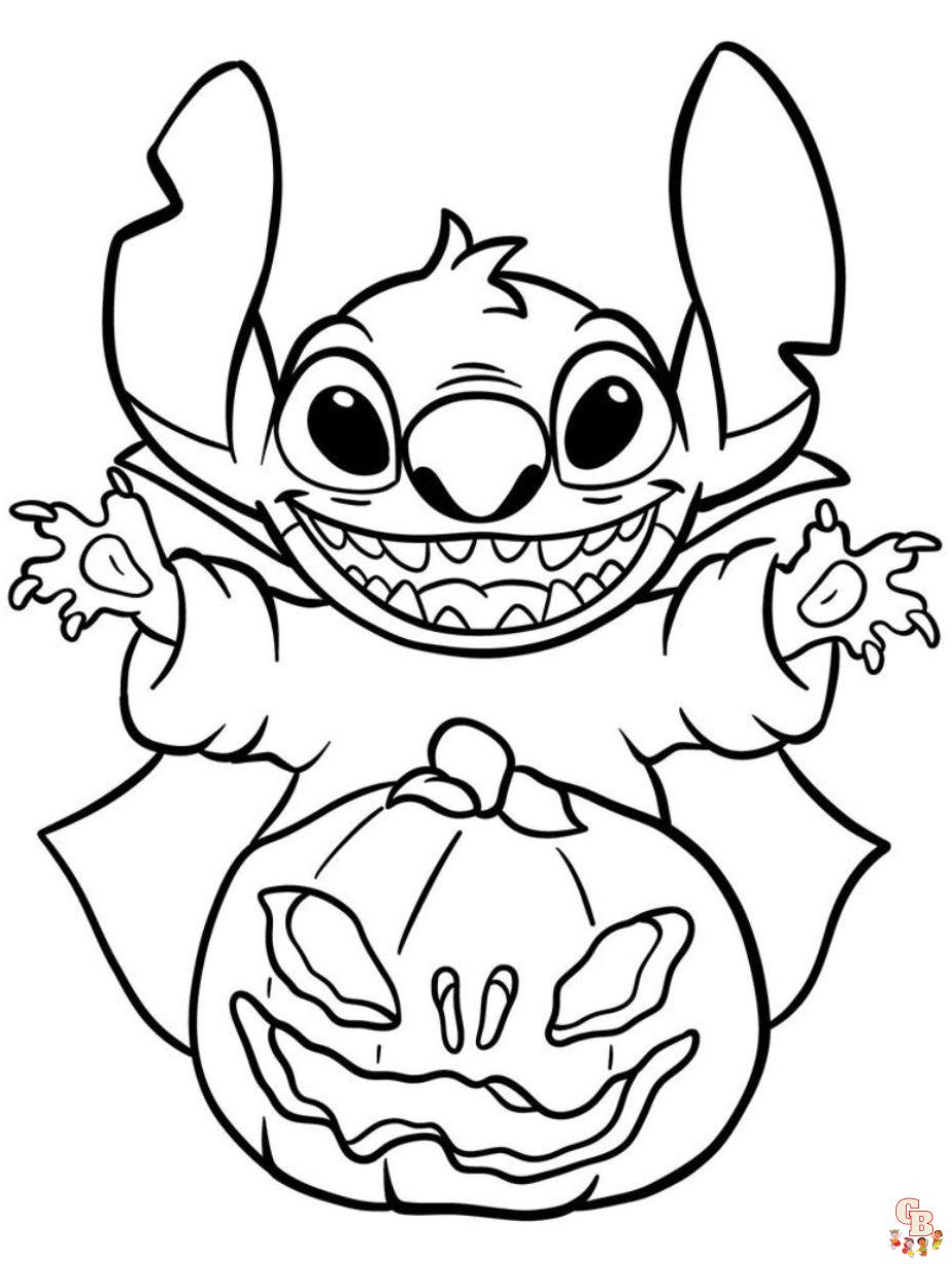 Stitch coloring pages