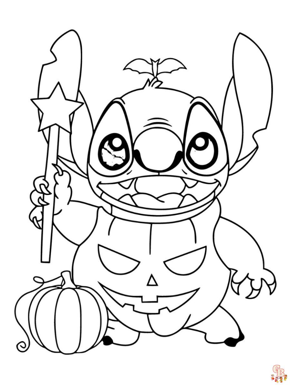 Stitch coloring pages