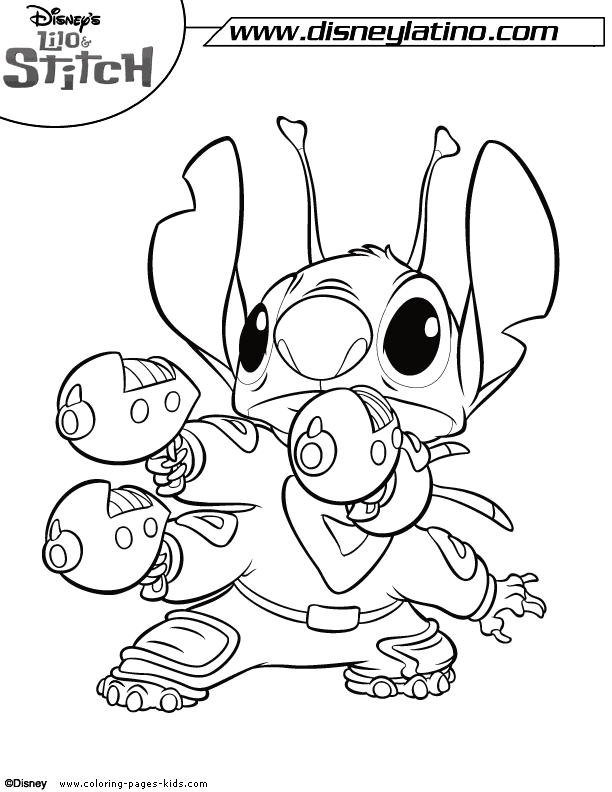 Lilo stitch coloring pages