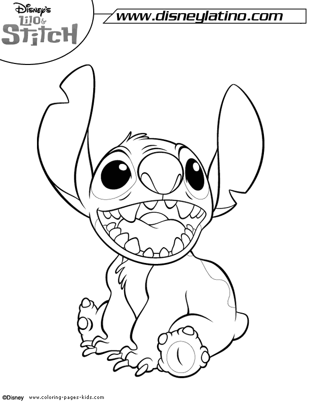 Lilo stitch coloring pages