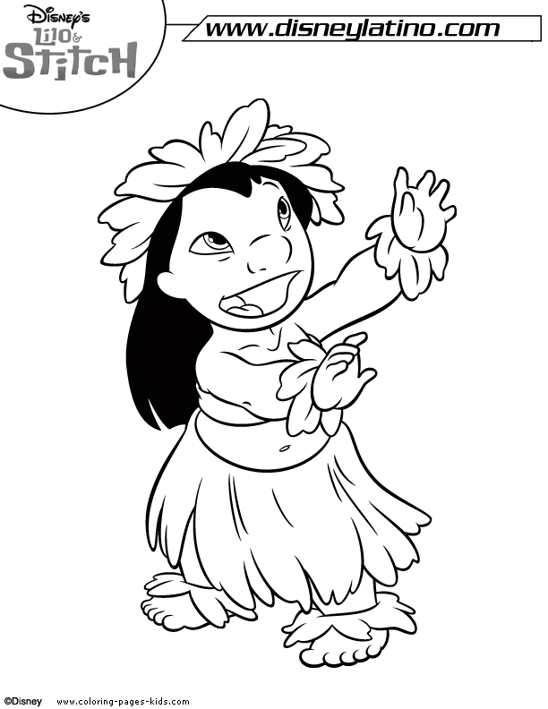 Lilo stitch coloring pages