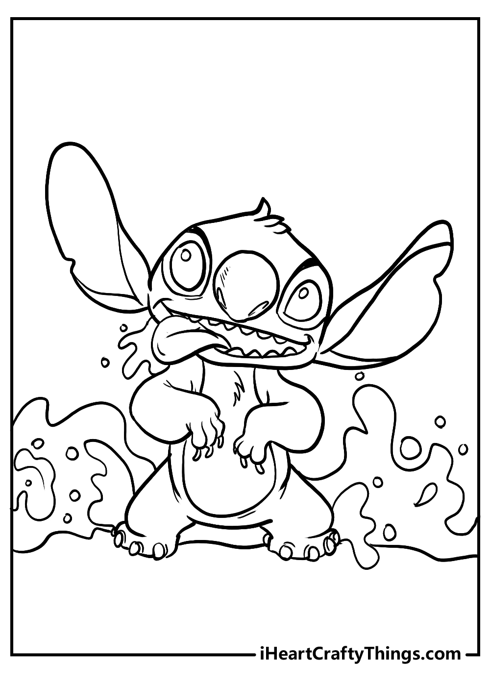 Lilo stitch coloring pages free printables